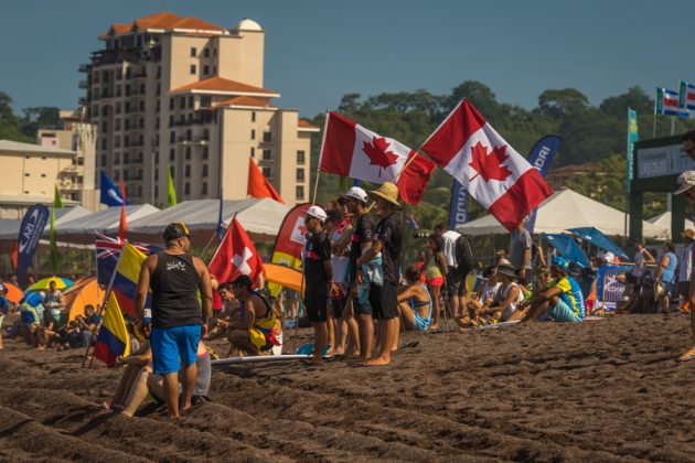 Equipe do Canadá, ISA World Surfing Games 2016, Playa Jacó, Costa Rica. Foto: ISA / Evans.