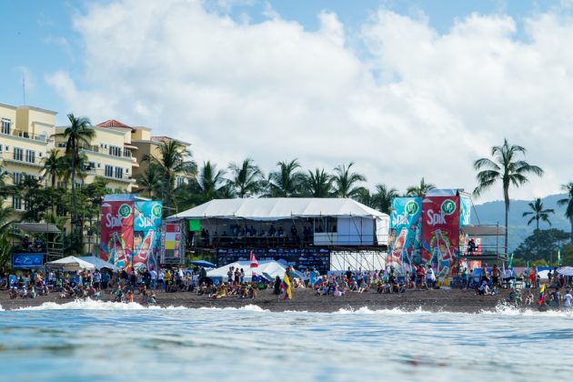 Palanque, ISA World Surfing Games 2016, Playa Jacó, Costa Rica. Foto: ISA / Jimenez.