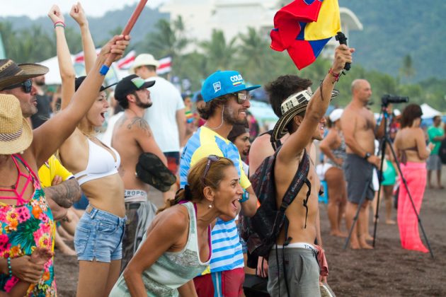 Equipe da Colômbia, ISA World Surfing Games 2016, Playa Jacó, Costa Rica. Foto: ISA / Jimenez.