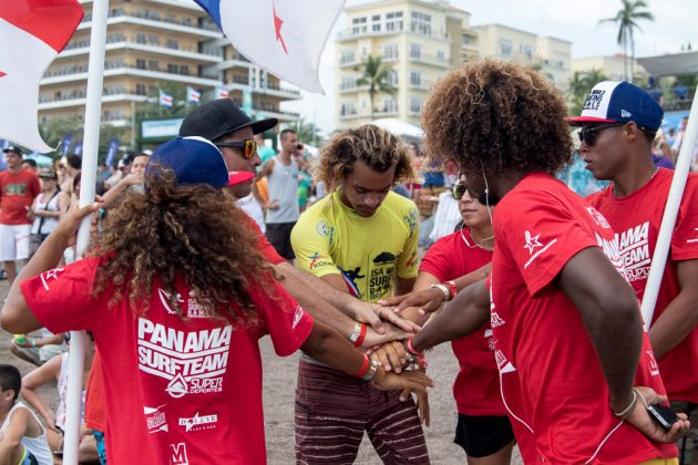 Equipe do Panamá, ISA World Surfing Games 2016, Playa Jacó, Costa Rica. Foto: ISA / Jimenez.