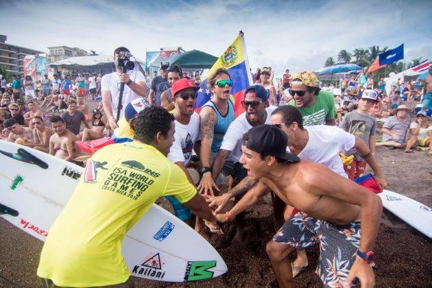 Equipe da Venezuela, ISA World Surfing Games 2016, Playa Jacó, Costa Rica. Foto: ISA / Jimenez.