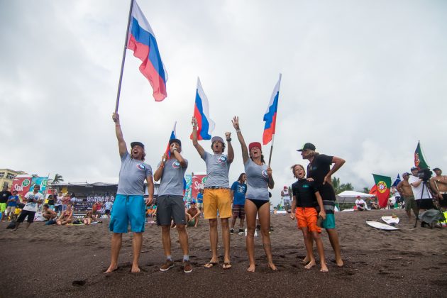 Equipe da Rússia, ISA World Surfing Games 2016, Playa Jacó, Costa Rica. Foto: ISA / Jimenez.