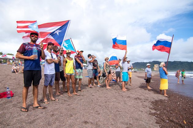 Porto Rico e Rússia, ISA World Surfing Games 2016, Playa Jacó, Costa Rica. Foto: ISA / Jimenez.