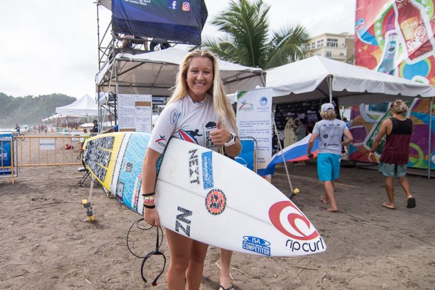 Ella Williams, ISA World Surfing Games 2016, Playa Jacó, Costa Rica. Foto: ISA / Jimenez.