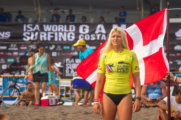 Emilie Uttrup, ISA World Surfing Games 2016, Playa Jacó, Costa Rica. Foto: ISA / Jimenez.