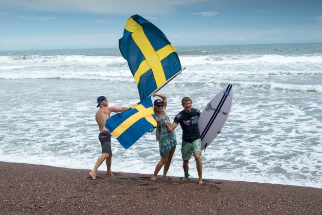 Equipe da Suécia, INS ISA World Surfing Games 2016, Jacó, Costa Rica. Foto: ISA / Jimenez.