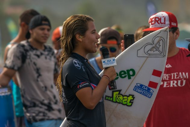 Melanie Giunta, INS ISA World Surfing Games 2016, Jacó, Costa Rica. Foto: ISA / Evans.