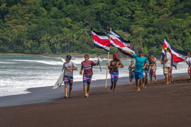 Equipe da Costa Rica, INS ISA World Surfing Games 2016, Jacó, Costa Rica. Foto: ISA / Evans.