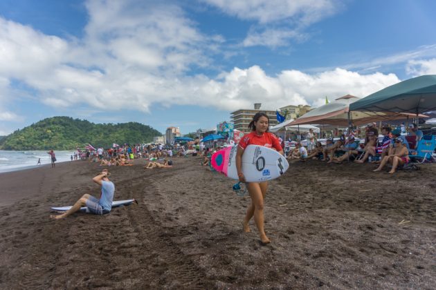 Tashiro Nagisa, INS ISA World Surfing Games 2016, Jacó, Costa Rica. Foto: ISA / Evans.