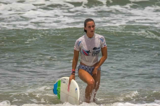 Maddie Peterson, INS ISA World Surfing Games 2016, Jacó, Costa Rica. Foto: ISA / Evans.