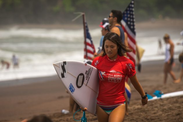 Tashiro Nagisa, INS ISA World Surfing Games 2016, Jacó, Costa Rica. Foto: ISA / Evans.