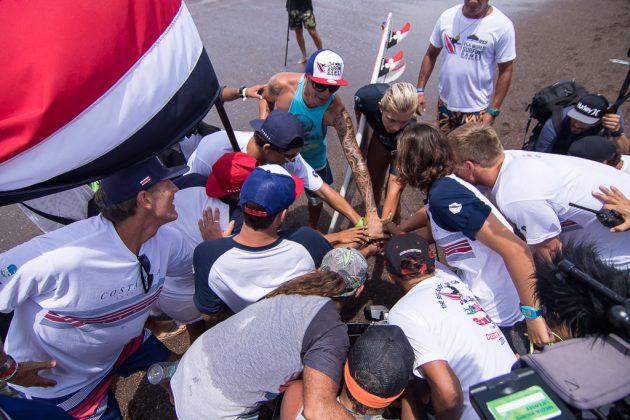 Equipe da Costa Rica, INS ISA World Surfing Games 2016, Jacó, Costa Rica. Foto: ISA / Jimenez.