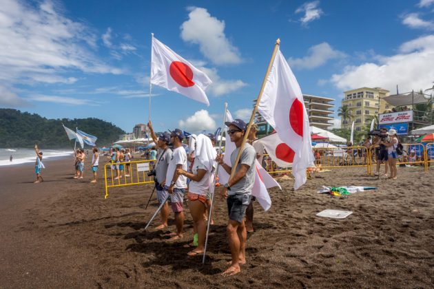 Equipe do Japão, INS ISA World Surfing Games 2016, Jacó, Costa Rica. Foto: ISA / Evans.