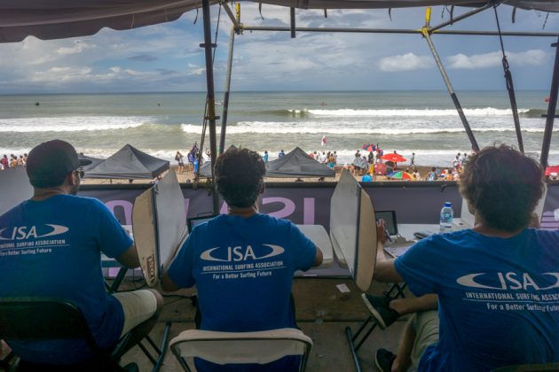 Juízes, INS ISA World Surfing Games 2016, Jacó, Costa Rica. Foto: ISA / Evans.