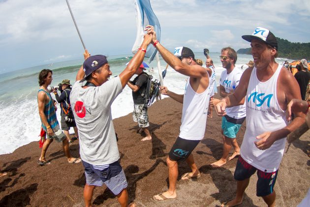 Equipe da Argentina, INS ISA World Surfing Games 2016, Jacó, Costa Rica. Foto: ISA / Jimenez.