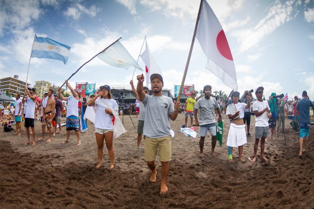 Equipe do Japão, INS ISA World Surfing Games 2016, Jacó, Costa Rica. Foto: ISA / Jimenez.