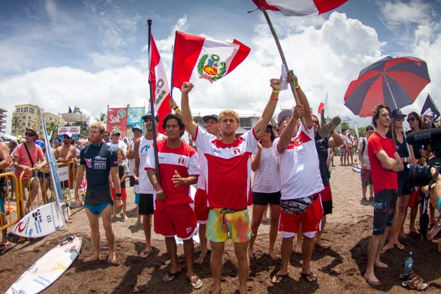 Equipe do Peru, INS ISA World Surfing Games 2016, Jacó, Costa Rica. Foto: ISA / Jimenez.