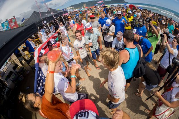 Equipe dos EUA, Aloha Cup, INS ISA World Surfing Games 2016, Jacó, Costa Rica. Foto: ISA / Evans.