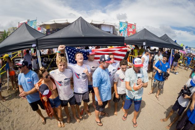 Equipe dos EUA, Aloha Cup, INS ISA World Surfing Games 2016, Jacó, Costa Rica. Foto: ISA / Evans.