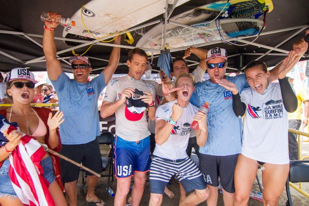 Equipe dos Estados Unidos, Aloha Cup, INS ISA World Surfing Games 2016, Jacó, Costa Rica. Foto: ISA / Jimenez.