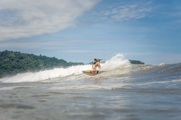 Justine Dupont, INS ISA World Surfing Games 2016, Jacó, Costa Rica. Foto: ISA / Evans.