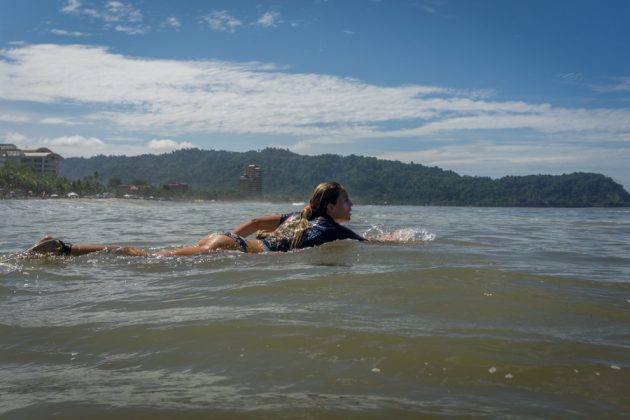 Justine Dupont, INS ISA World Surfing Games 2016, Jacó, Costa Rica. Foto: ISA / Evans.