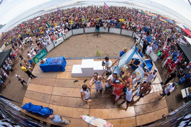 Equipe da Argentina, INS ISA World Surfing Games 2016, Jacó, Costa Rica. Foto: ISA / Jimenez.