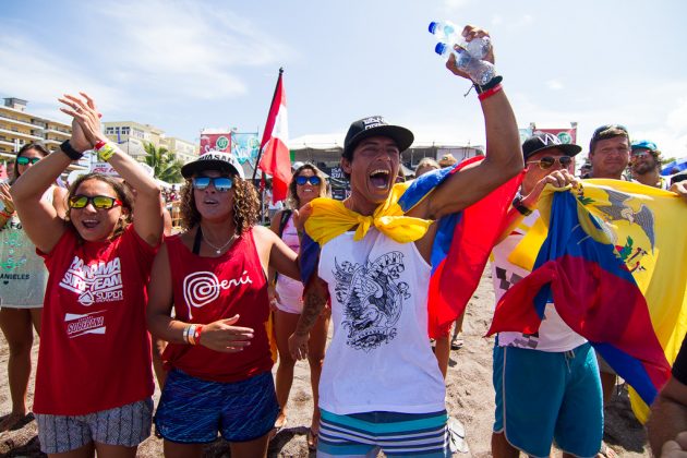 Equipe do Equador, INS ISA World Surfing Games 2016, Jacó, Costa Rica. Foto: ISA / Jimenez.