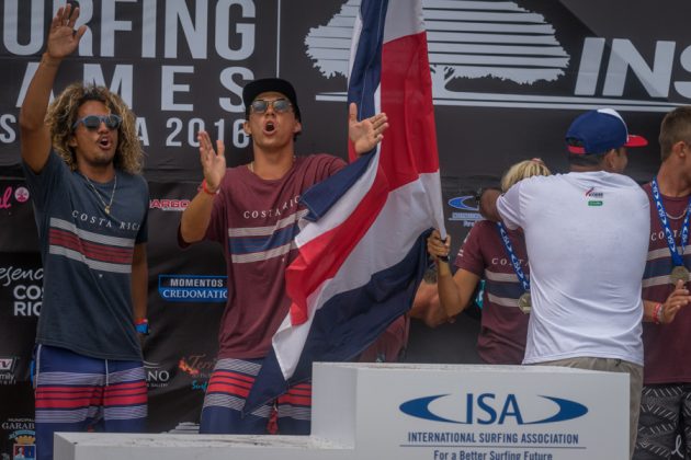 Equipe da Costa Rica, INS ISA World Surfing Games 2016, Jacó, Costa Rica. Foto: ISA / Evans.