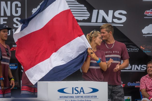 Equipe da Costa Rica, INS ISA World Surfing Games 2016, Jacó, Costa Rica. Foto: ISA / Evans.