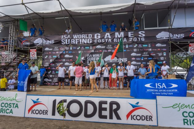 Equipe de Portugal, INS ISA World Surfing Games 2016, Jacó, Costa Rica. Foto: ISA / Evans.