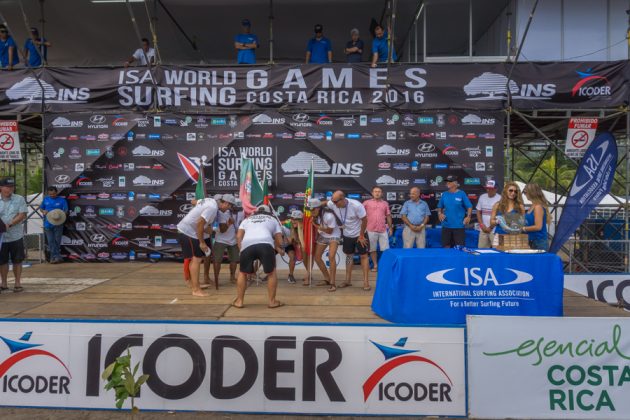 Equipe de Portugal, INS ISA World Surfing Games 2016, Jacó, Costa Rica. Foto: ISA / Evans.