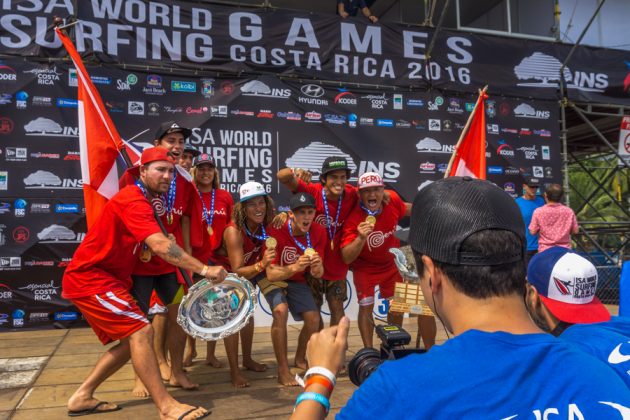 Equipe do Peru, INS ISA World Surfing Games 2016, Jacó, Costa Rica. Foto: ISA / Evans.