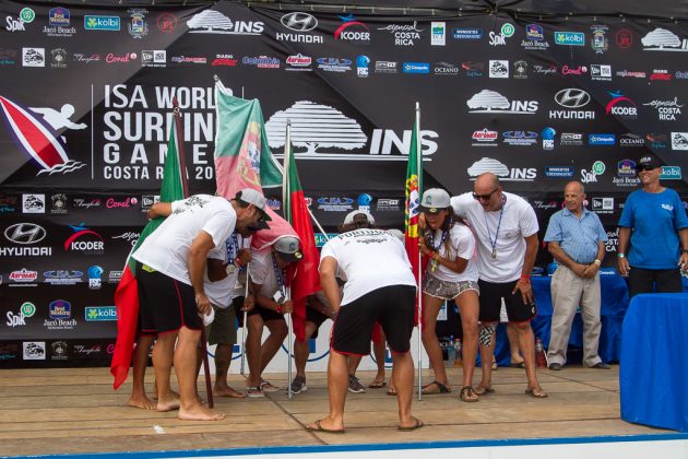 Equipe de Portugal, INS ISA World Surfing Games 2016, Jacó, Costa Rica. Foto: ISA / Jimenez.