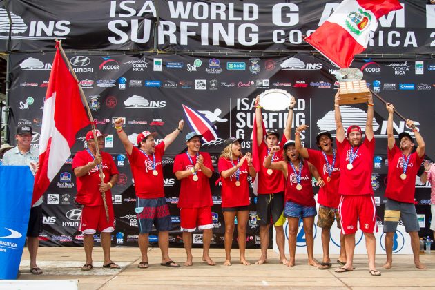 Equipe do Peru, INS ISA World Surfing Games 2016, Jacó, Costa Rica. Foto: ISA / Jimenez.