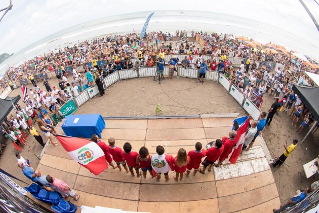 Equipe do Peru, INS ISA World Surfing Games 2016, Jacó, Costa Rica. Foto: ISA / Jimenez.