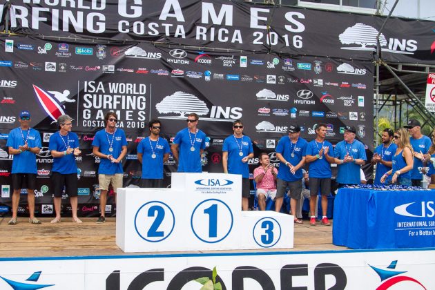 Juízes, INS ISA World Surfing Games 2016, Jacó, Costa Rica. Foto: ISA / Jimenez.