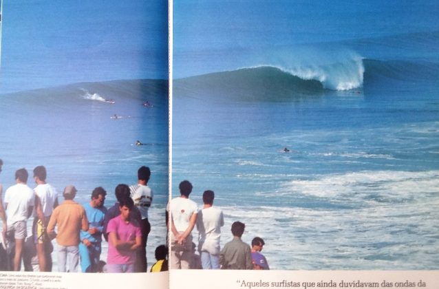 Maurio Borges relembra suas coberturas do Hang Loose Pro Contest, campeonato histórico do surfe brasileiro. Foto: Arquivo pessoal.