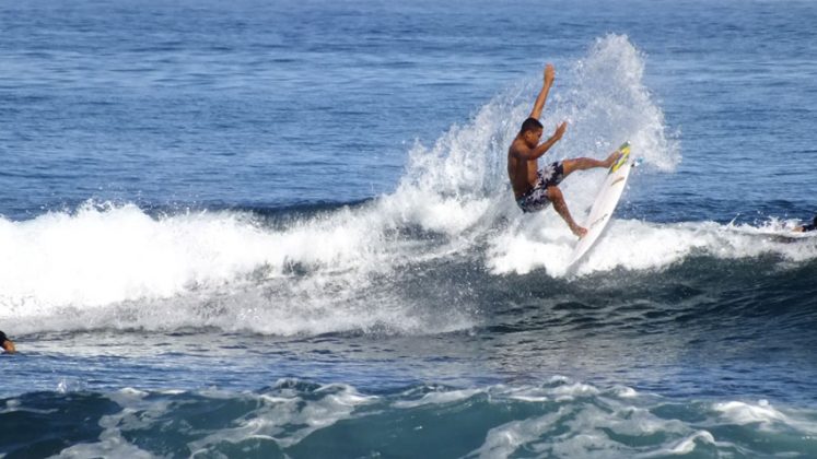 Weslley Dantas, VISSLA ISA World Junior Surfing Championship em Açores, Portugal. Foto: Gabriel Macedo.