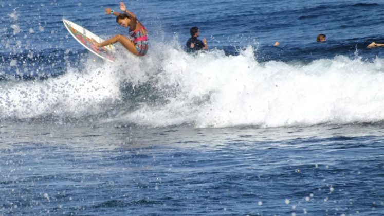 Maju Freitas, VISSLA ISA World Junior Surfing Championship em Açores, Portugal. Foto: Gabriel Macedo.