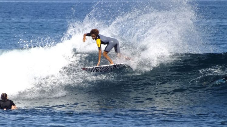 Samuel Pupo, VISSLA ISA World Junior Surfing Championship em Açores, Portugal. Foto: Gabriel Macedo.