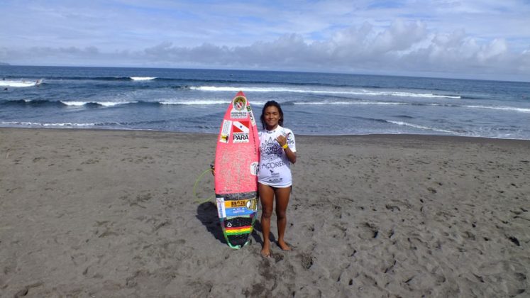 Deyse Costa, VISSLA ISA World Junior Surfing Championship 2016, Açores, Portugal. Foto: Patrick Toledo.