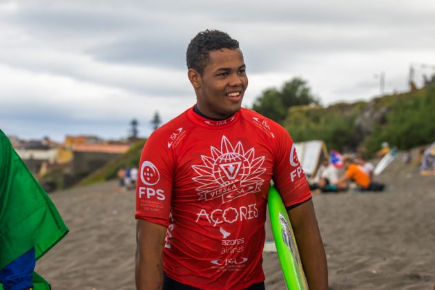 Weslley Dantas, VISSLA ISA World Junior Surfing Championship 2016, Açores, Portugal. Foto: ISA / Evans.