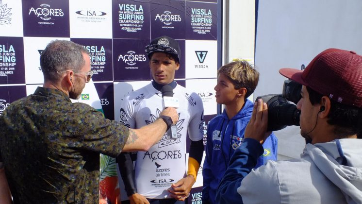 Raul Bormann, VISSLA ISA World Junior Surfing Championship 2016, Açores, Portugal. Foto: Patrick Toledo.