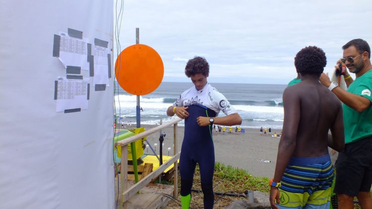 Arthur Cerqueira, VISSLA ISA World Junior Surfing Championship 2016, Açores, Portugal. Foto: Patrick Toledo.