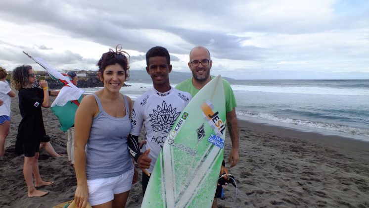 Jonas Marretinha, VISSLA ISA World Junior Surfing Championship 2016, Açores, Portugal. Foto: Patrick Toledo.