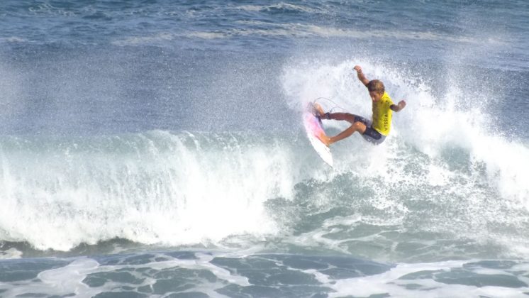 Samuel Pupo, VISSLA ISA World Junior Surfing Championship 2016, Açores, Portugal. Foto: Patrick Toledo.