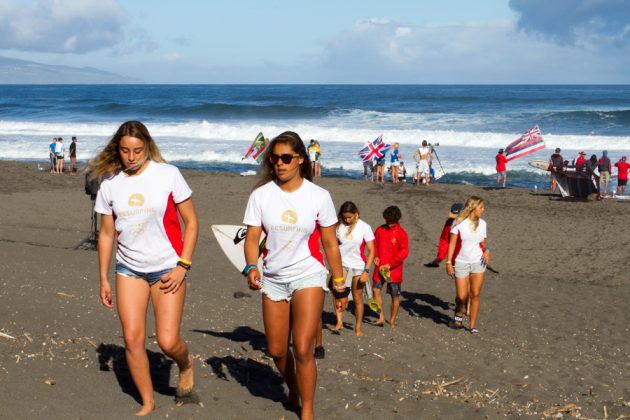 Equipe espanhola, VISSLA ISA World Junior Surfing Championship 2016, Açores, Portugal. Foto: ISA / Rezendes.