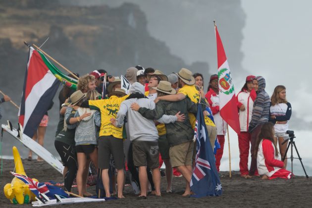 Equipe australiana, VISSLA ISA World Junior Surfing Championship 2016, Açores, Portugal. Foto: ISA / Rezendes.