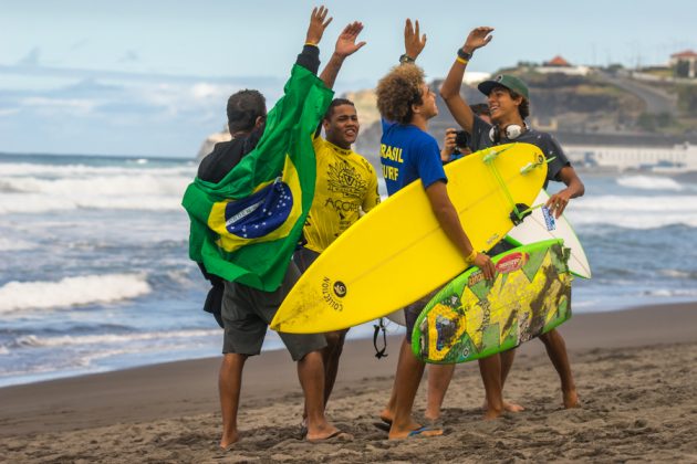 Equipe brasileira, VISSLA ISA World Junior Surfing Championship 2016, Açores, Portugal. Foto: ISA / Evans.